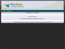 Tablet Screenshot of picszone.net